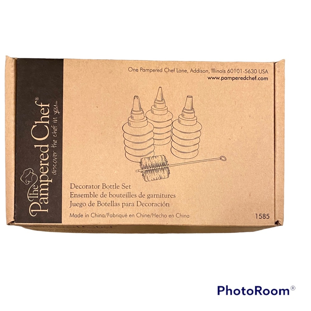 Pampered Chef - Decorator Bottle Set - NIB
